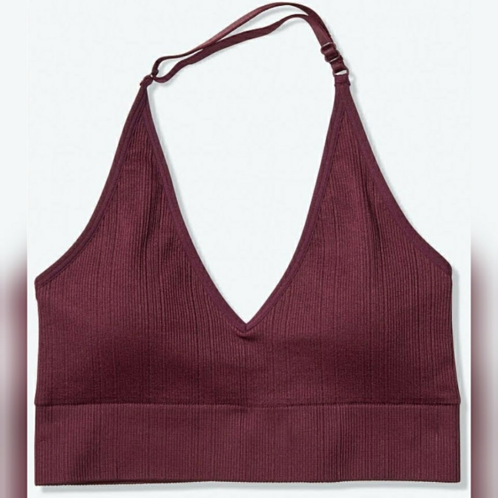 NWT *2* VS PINK Seamless Halter Bra Tops - Picture 4 of 13